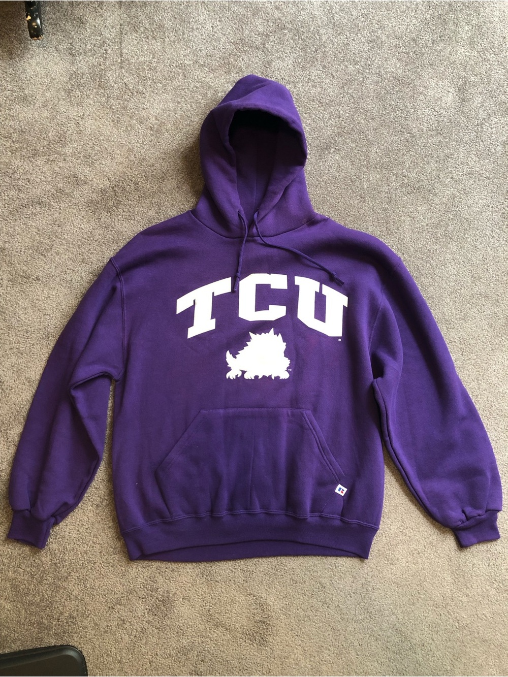 TCU pullover hoodie NWOT